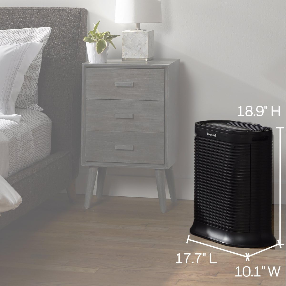 Honeywell Hpa200 Hepa Air Purifier For Large Rooms   Microscopic Airborne Allergen+ Reducer, Cleans Up To 1500 Sq Ft In 1 Hour